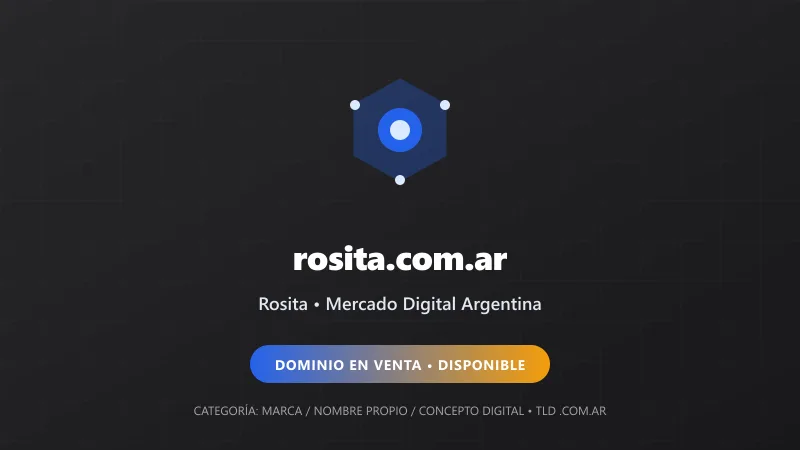 Identidad gráfica y activo digital para Rosita en Argentina